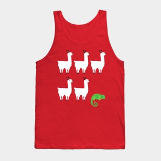 Llama Chameleon Tank Top